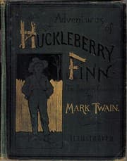 Capa de Adventures of Huckleberry Finn